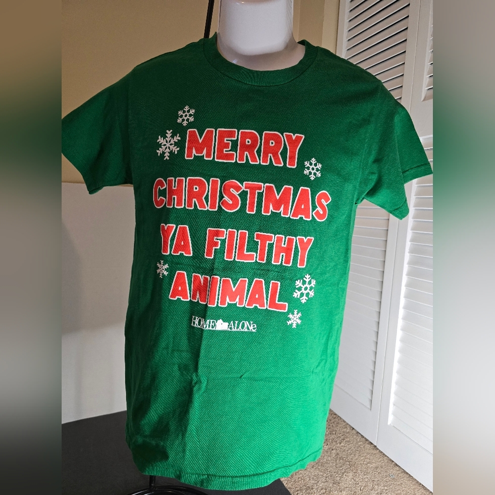 Official Home Alone Funny T Shirt Merry Christmas Ya Filthy Animal Vintage 1990